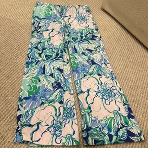Lilly Pulitzer Stretch Knit Palazzo pants Large